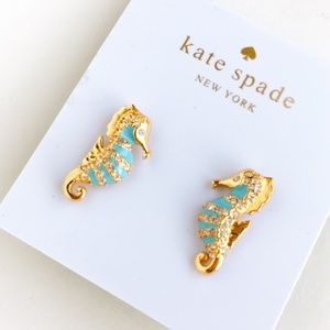 SOLD NWT Kate Spade New York Paradise Found Seahorse Stud Earrings
